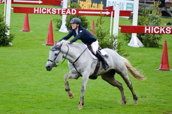 Harriet Nuttall no longer the bridesmaid at Hickstead
